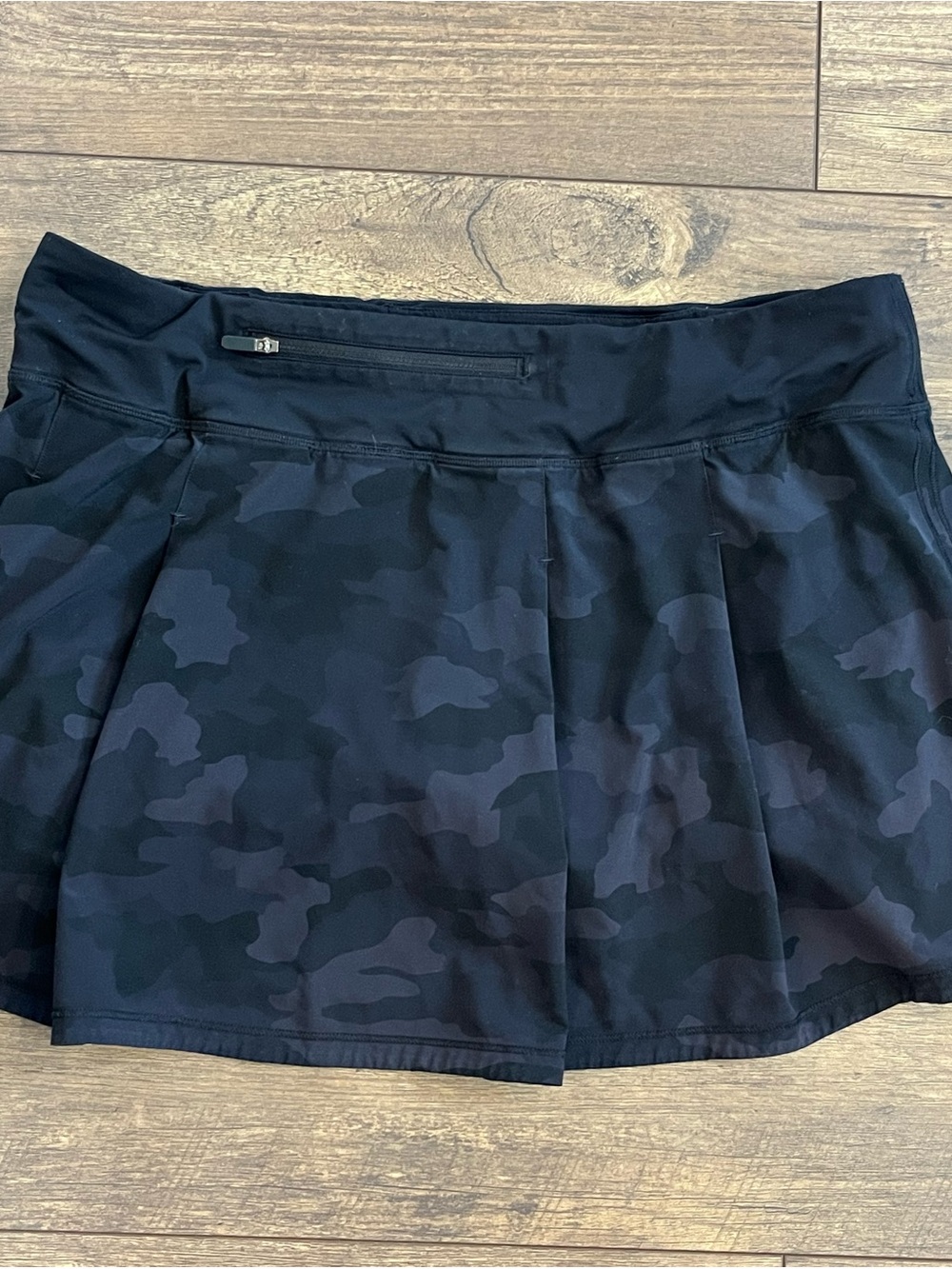 lululemon athletica Black Camouflage Athletic Skort